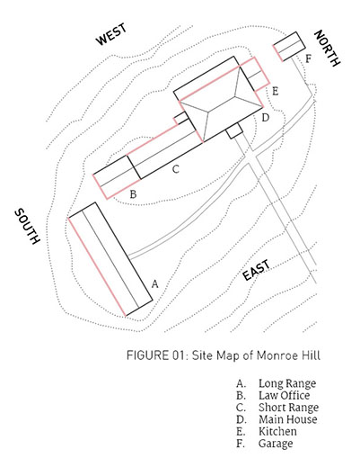 Monroe Hill site map
